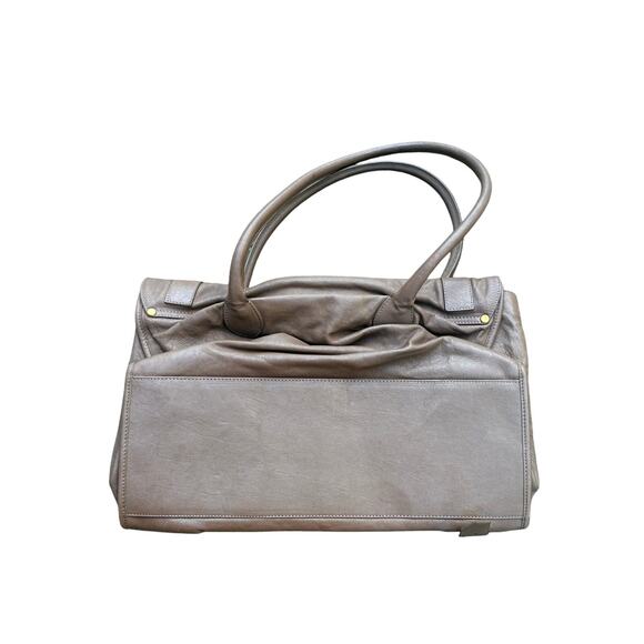 Proenza Schouler PS1 Keep All Taupe Satchel Italy Mushroom Taupe - Picture 8 of 11